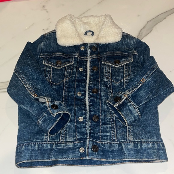 Sherpa Lined Toddler Denim Jean Jacket! - Picture 1 of 2